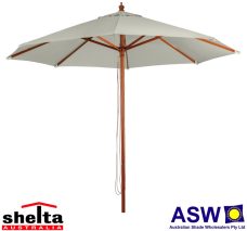 Octagonal 3.3m PALERMO Shelta Timber Umbrella
